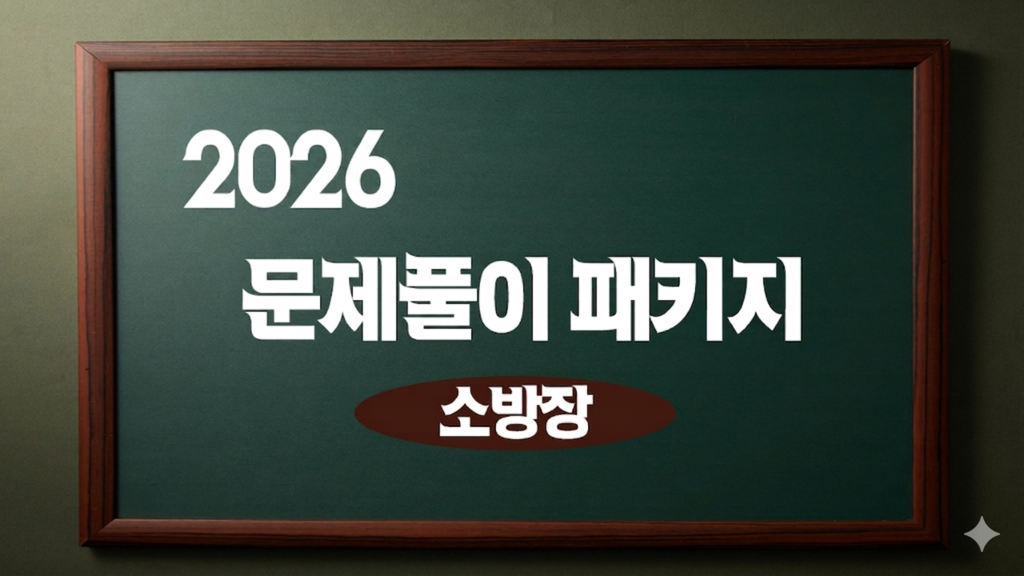 2026년 <소방장> 객관식 문제풀이 종합반